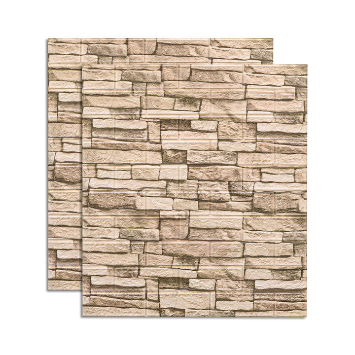 Lisslune | Country House Wall Plank 3D Brick Bathroom Living Room Wall Panels Set of 2