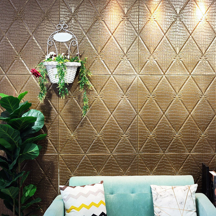 Lisslune | Industrial Wall Board 3D Print Bathroom and Living Room Wall Panel Set of 1
