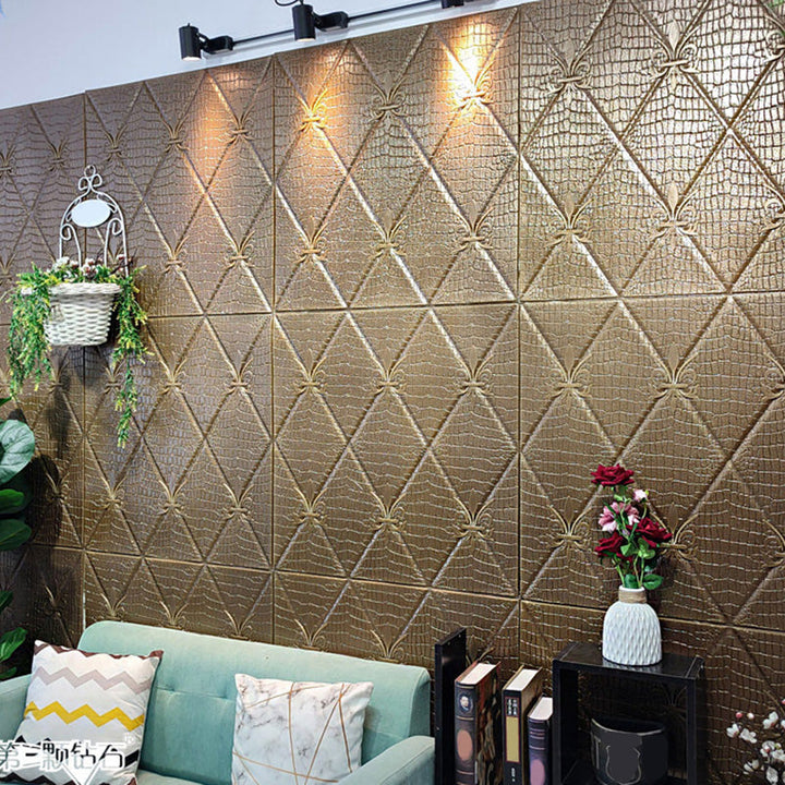 Lisslune | Industrial Wall Board 3D Print Bathroom and Living Room Wall Panel Set of 1