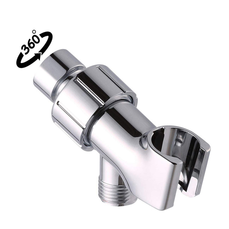 Lisslune | Round Handheld Showerhead in Silver Leak-Resistant Wall-Mounted Showerhead