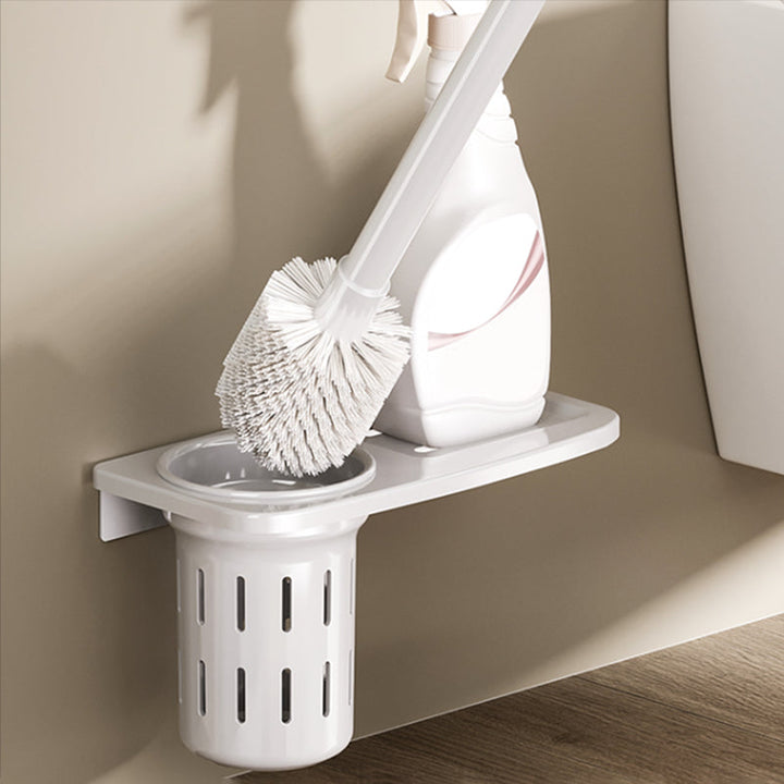 Lisslune | Contemporary bathroom accessory set made of matte stainless steel-aluminum with bathrobe hooks/bath shelf