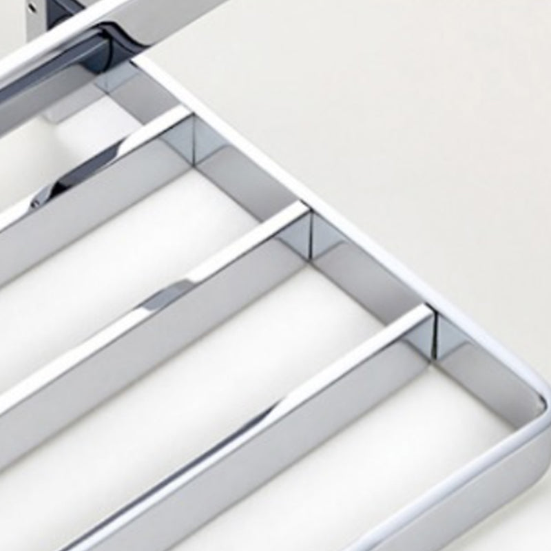 Lisslune | Chrome brass modern bathroom accessory set with towel bar/ ring/ paper holder & bathrobe hook
