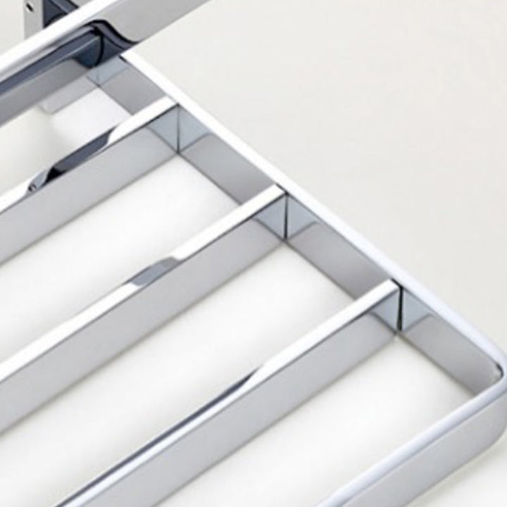 Lisslune | Chrome brass modern bathroom accessory set with towel bar/ ring/ paper holder & bathrobe hook