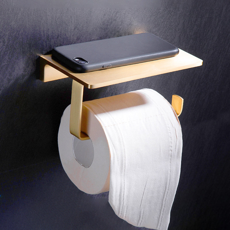 Lisslune | Brushed Brass Bathroom Hardware Set Retro Golden Bathroom Accessory Set