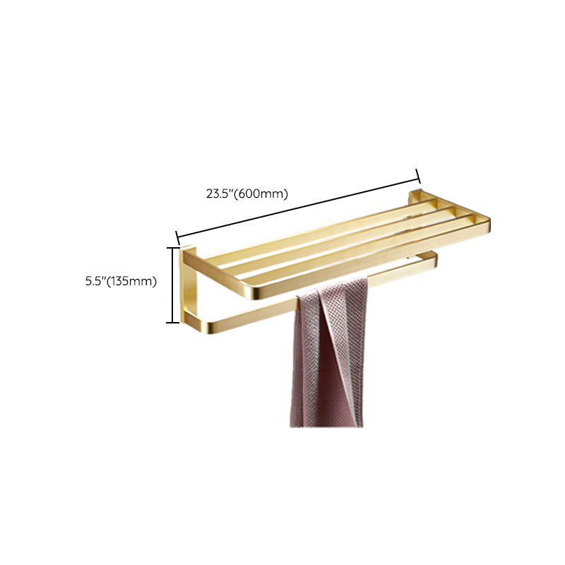 Lisslune | Brushed Brass Bathroom Hardware Set Retro Golden Bathroom Accessory Set