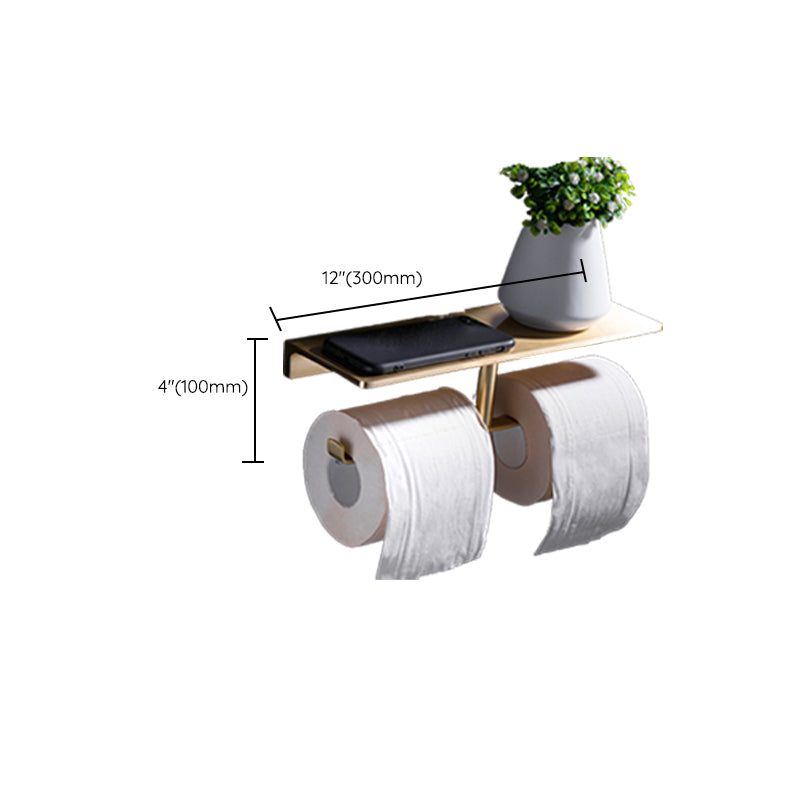 Lisslune | Brushed Brass Bathroom Hardware Set Retro Golden Bathroom Accessory Set