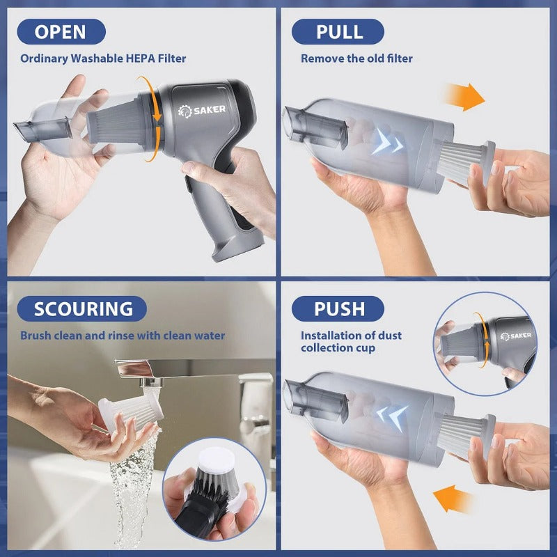 Lisslune | Upgrade Mini 3 in 1 Vacuum Cleaner