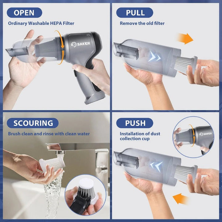 Lisslune | Upgrade Mini 3 in 1 Vacuum Cleaner