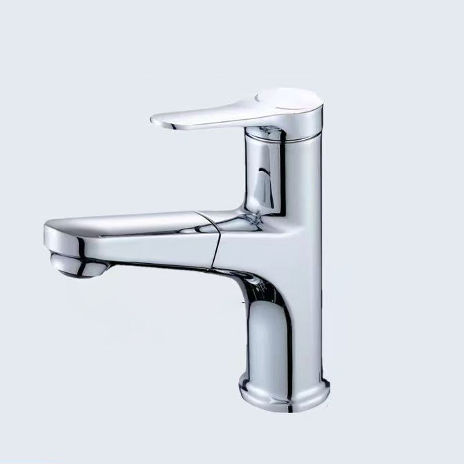 Lisslune | Basic Sink Faucet Brass Faucet Silver Centerset Sink Faucet