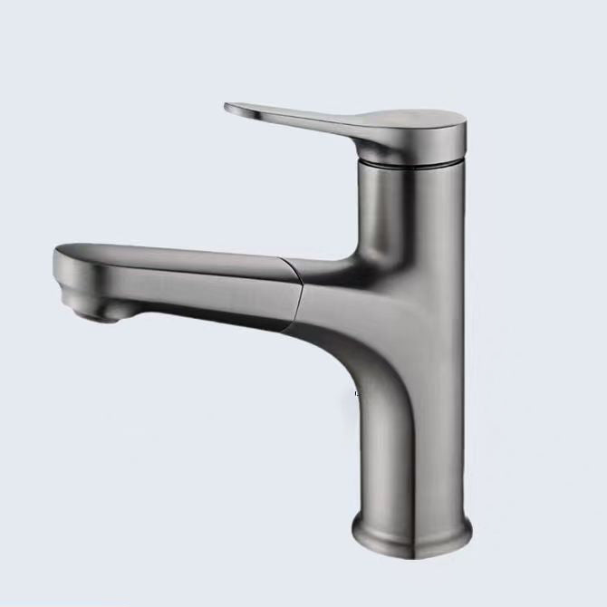 Lisslune | Basic Sink Faucet Brass Faucet Silver Centerset Sink Faucet