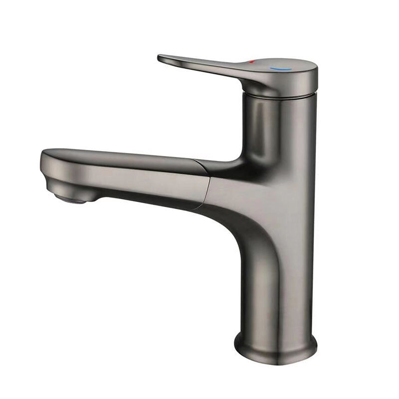 Lisslune | Basic Sink Faucet Brass Faucet Silver Centerset Sink Faucet