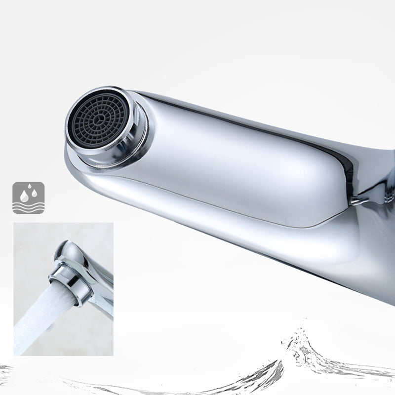 Lisslune | Single Hole Basin Mixer Lever Handle 1 Hole Faucet for the Bathroom