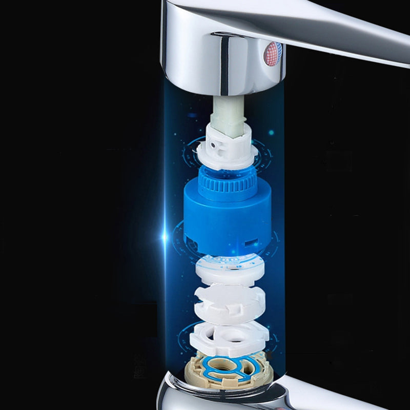 Lisslune | Single Hole Basin Mixer Lever Handle 1 Hole Faucet for the Bathroom