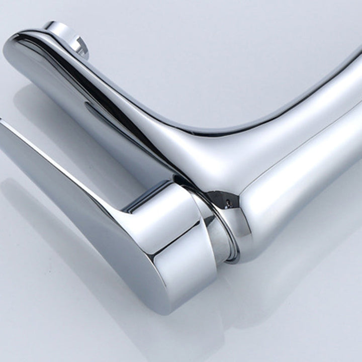 Lisslune | Single Hole Basin Mixer Lever Handle 1 Hole Faucet for the Bathroom