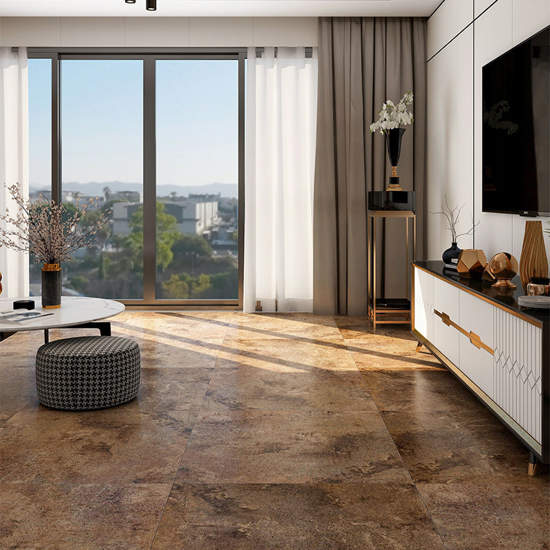 Lisslune | PVC flooring stone design peel & stick square vinyl floor for the living room