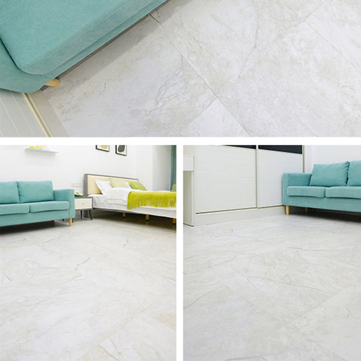 Lisslune | PVC flooring stone design peel & stick square vinyl floor for the living room
