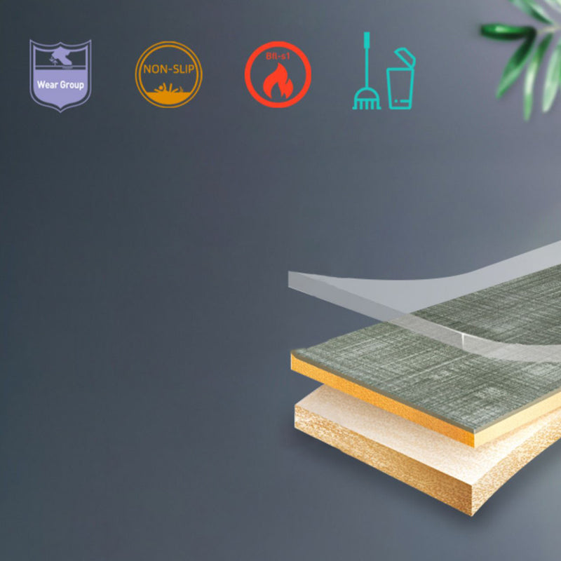 Lisslune | PVC flooring stone design peel & stick square vinyl floor for the living room