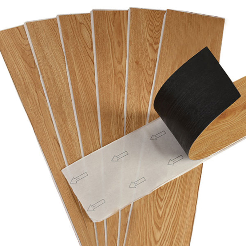 Lisslune | Rectangle PVC Floor Wood Design Peel & Stick Vinyl Flooring
