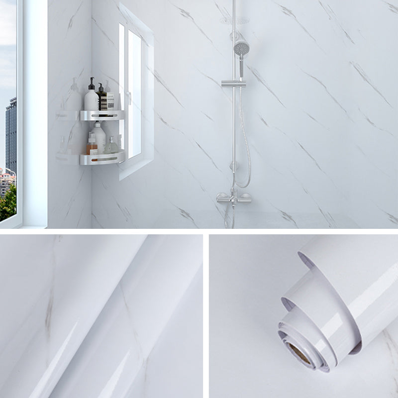 Lisslune | Modern Peel and Stick Tile Vinyl Smooth Back Wall Wallpaper