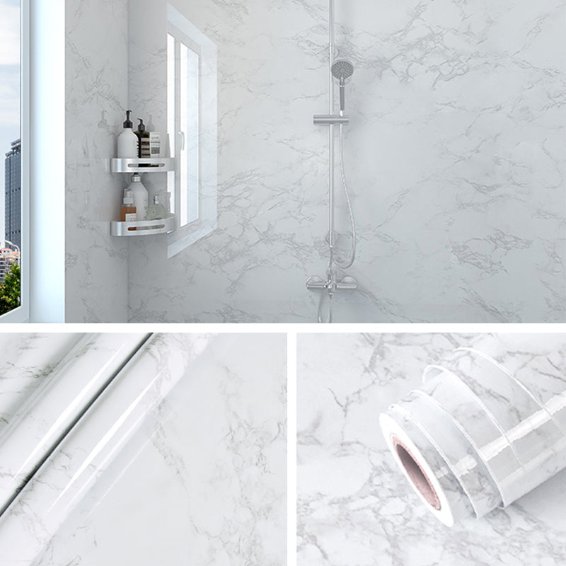Lisslune | Modern Peel and Stick Tile Vinyl Smooth Back Wall Wallpaper