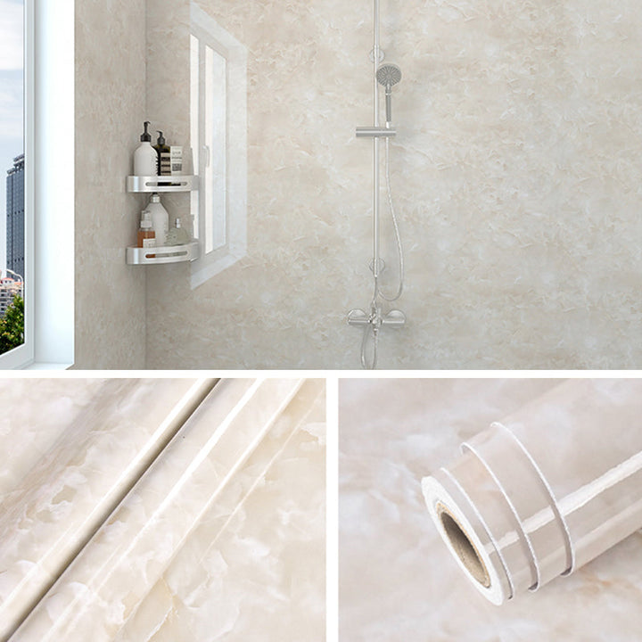 Lisslune | Modern Peel and Stick Tile Vinyl Smooth Back Wall Wallpaper