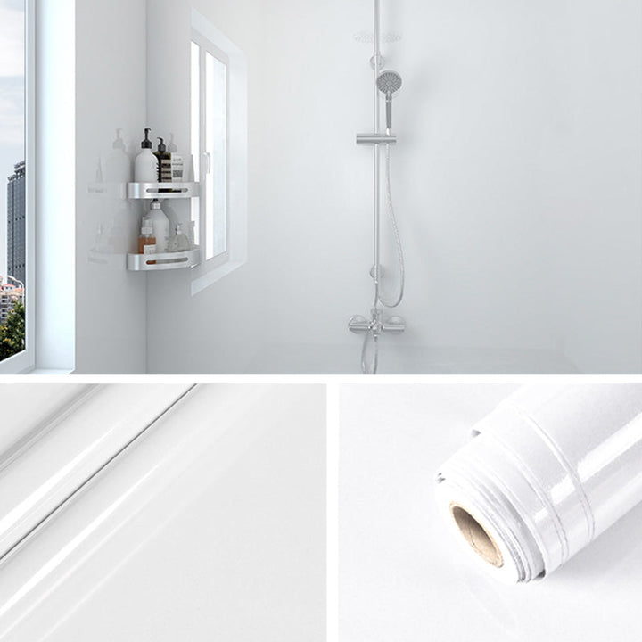 Lisslune | Modern Peel and Stick Tile Vinyl Smooth Back Wall Wallpaper