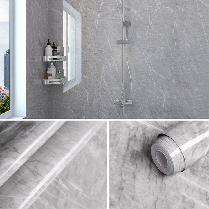 Lisslune | Modern Peel and Stick Tile Vinyl Smooth Back Wall Wallpaper