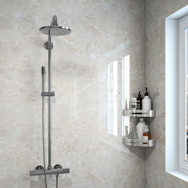 Lisslune | Modern Peel and Stick Tile Vinyl Smooth Back Wall Wallpaper