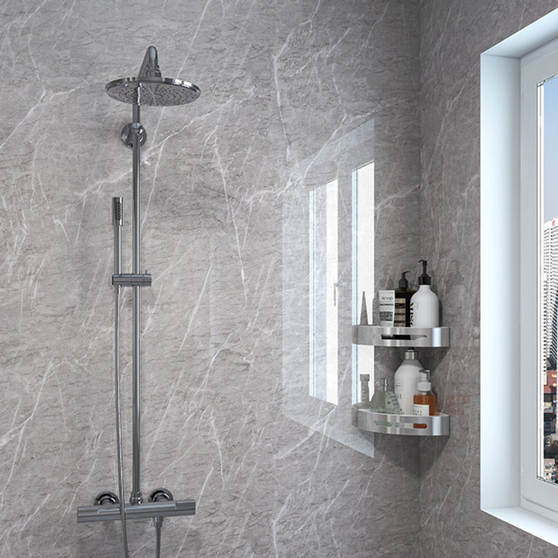 Lisslune | Modern Peel and Stick Tile Vinyl Smooth Back Wall Wallpaper