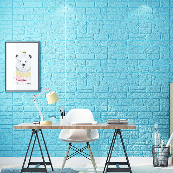 Lisslune | Colorful 3D-embossed wall panel Waterproof artificial stone wall tile
