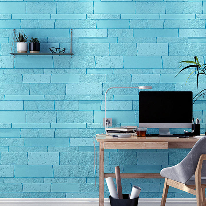 Lisslune | Colorful 3D-embossed wall panel Waterproof artificial stone wall tile