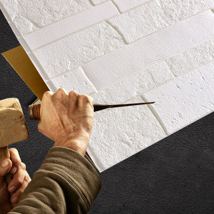 Lisslune | Colorful 3D-embossed wall panel Waterproof artificial stone wall tile