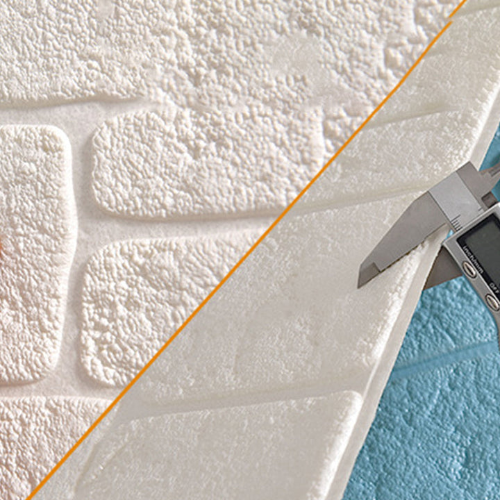 Lisslune | Colorful 3D-embossed wall panel Waterproof artificial stone wall tile