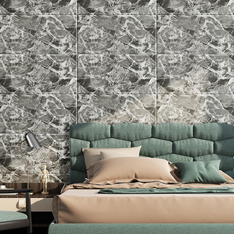 Lisslune | Colorful 3D-embossed wall panel Waterproof artificial stone wall tile