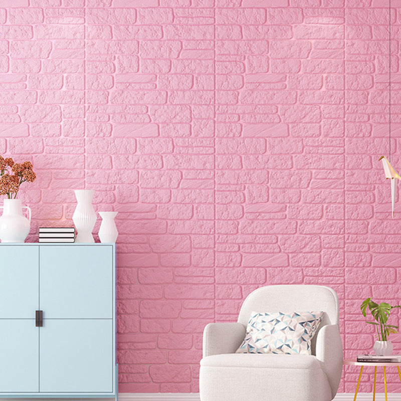 Lisslune | Colorful 3D-embossed wall panel Waterproof artificial stone wall tile
