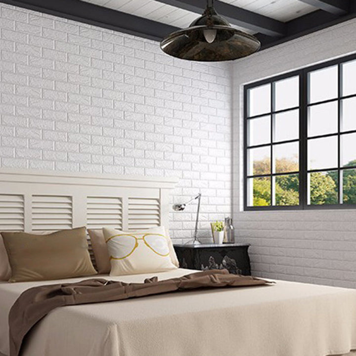 Lisslune | 3D-embossed wall panels Color Waterproof Foam Interior wall tile