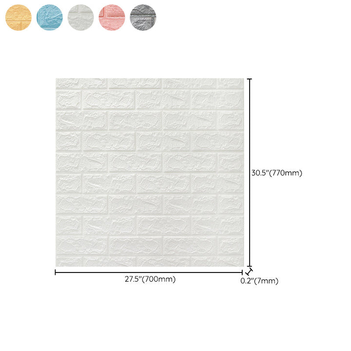 Lisslune | 3D-embossed wall panels Color Waterproof Foam Interior wall tile