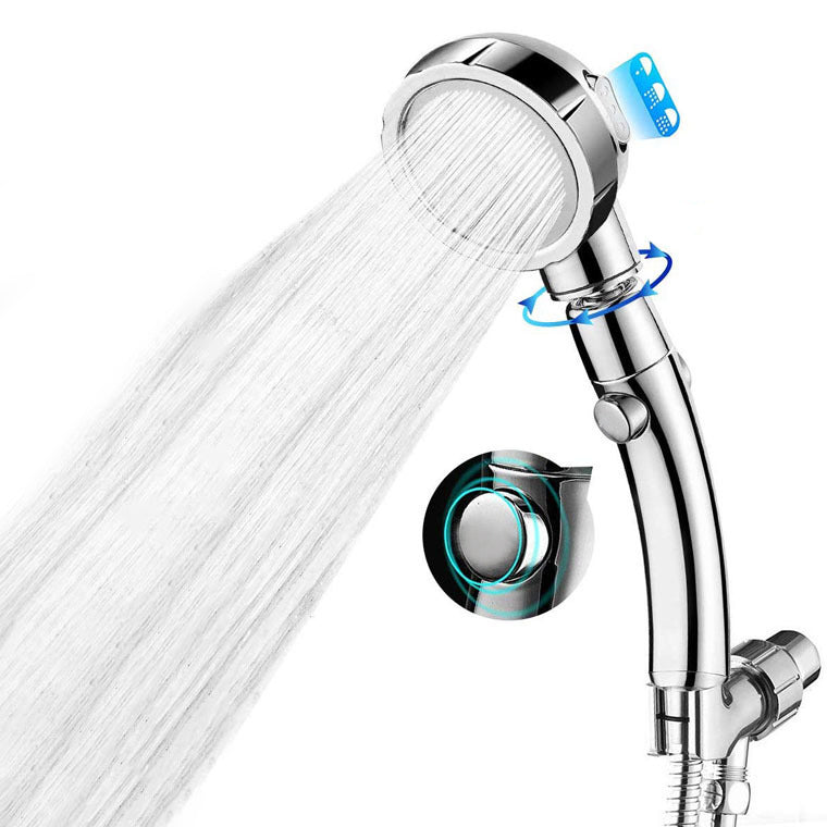 Lisslune | Contemporary Hand Shower Head Silver 3-Spray Pattern Wall Mounted Shower Head
