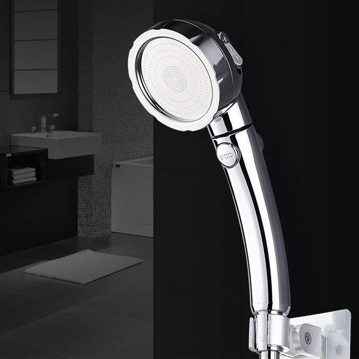 Lisslune | Contemporary Hand Shower Head Silver 3-Spray Pattern Wall Mounted Shower Head