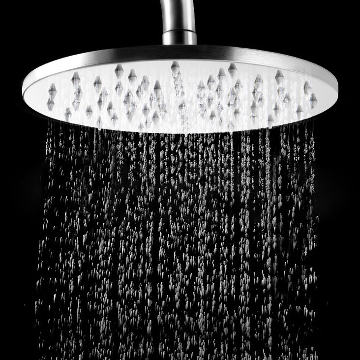 Lisslune | Stainless Steel Fixed Shower Head in Silver H2Okinetic Technology Shower Head