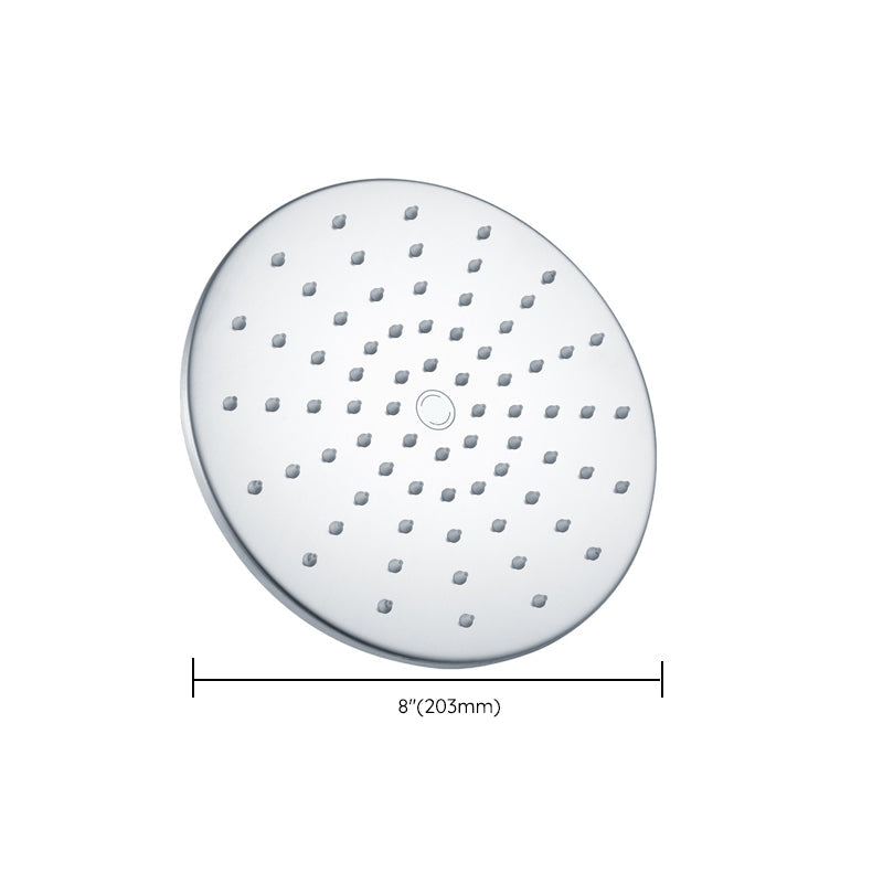 Lisslune | Stainless Steel Fixed Shower Head in Silver H2Okinetic Technology Shower Head