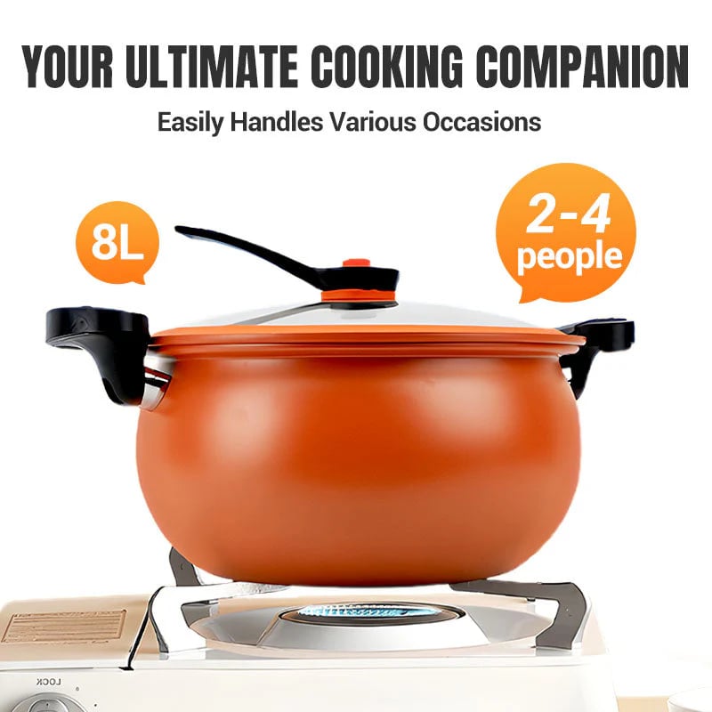 Lisslune | ‍Chef's PicksMultifunctional Large Capacity Non-stick Pressure Cooker