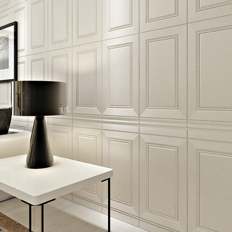 Lisslune | Modern Style Interior Wall Cladding Peel and Stick Geometric Texture Wall Cladding