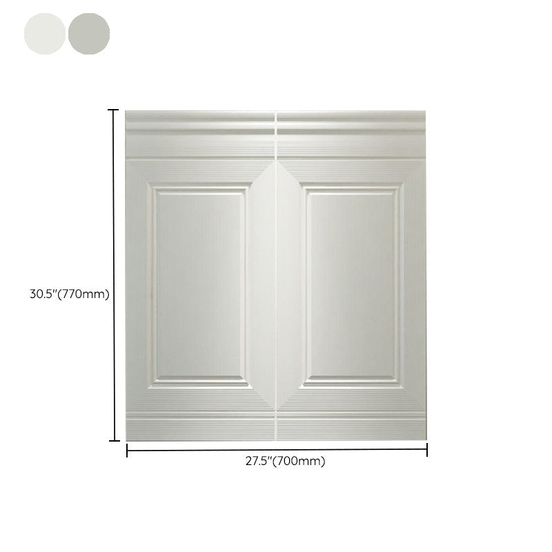 Lisslune | Modern Style Interior Wall Cladding Peel and Stick Geometric Texture Wall Cladding