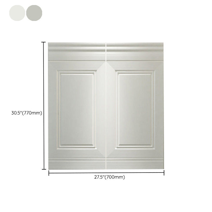 Lisslune | Modern Style Interior Wall Cladding Peel and Stick Geometric Texture Wall Cladding