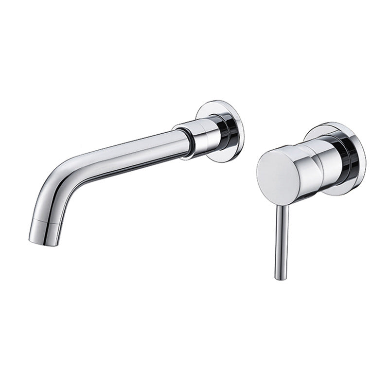 Lisslune | Industrial Wall-Mounted Bathroom Faucet 2-Hole Swivel Spout Sink Faucet