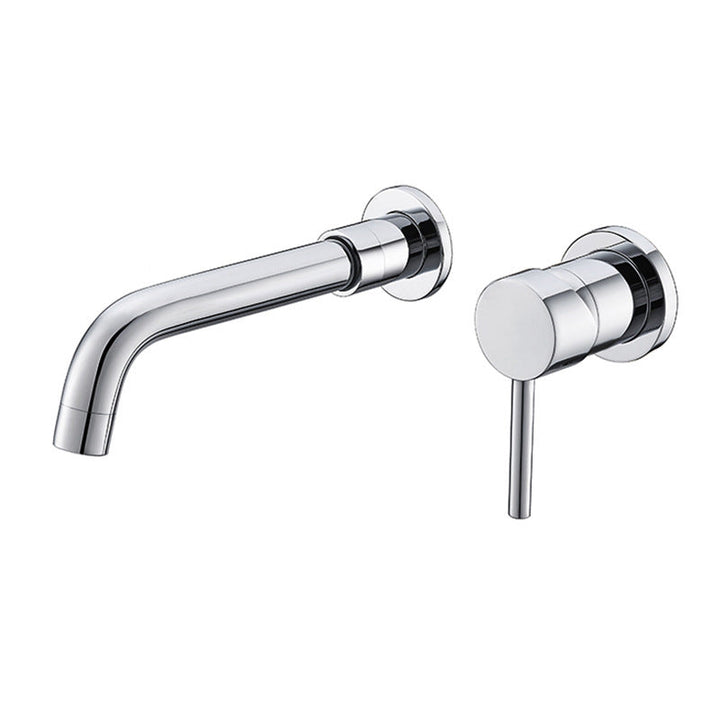 Lisslune | Industrial Wall-Mounted Bathroom Faucet 2-Hole Swivel Spout Basin Faucet