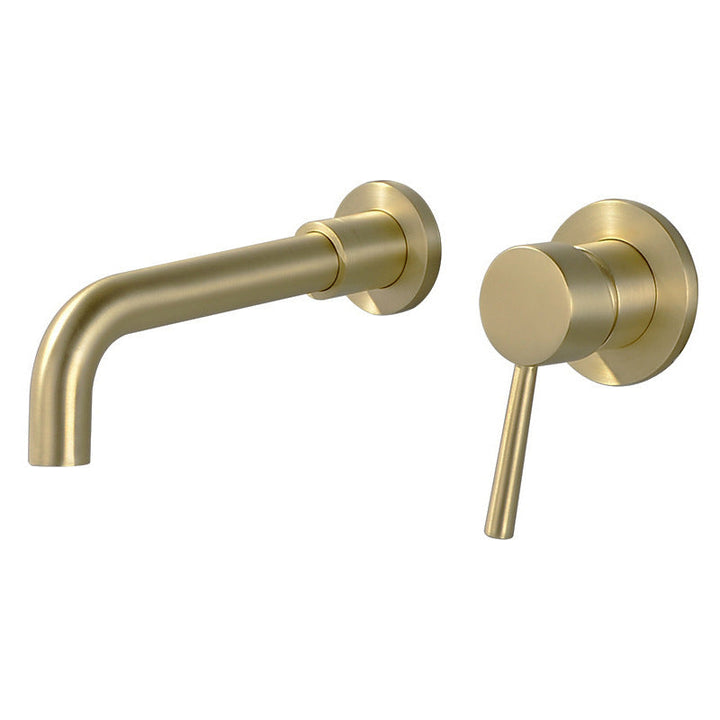 Lisslune | Industrial Wall-Mounted Bathroom Faucet 2-Hole Swivel Spout Basin Faucet