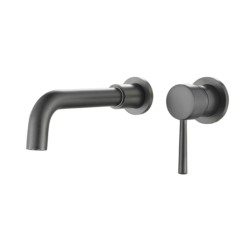 Lisslune | Industrial Wall-Mounted Bathroom Faucet 2-Hole Swivel Spout Basin Faucet