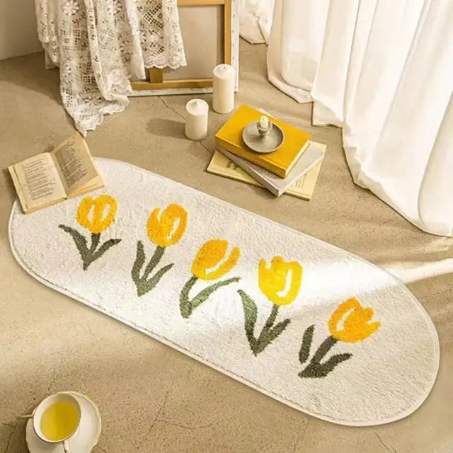 Lisslune | Nightstand Tulips Rug